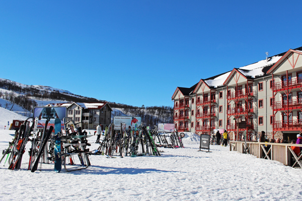 Ski Lodge Tänndalen vinter
