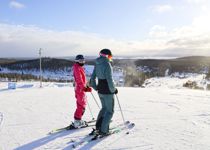 Slalomåkande tjejer Orsa Grönklitt
